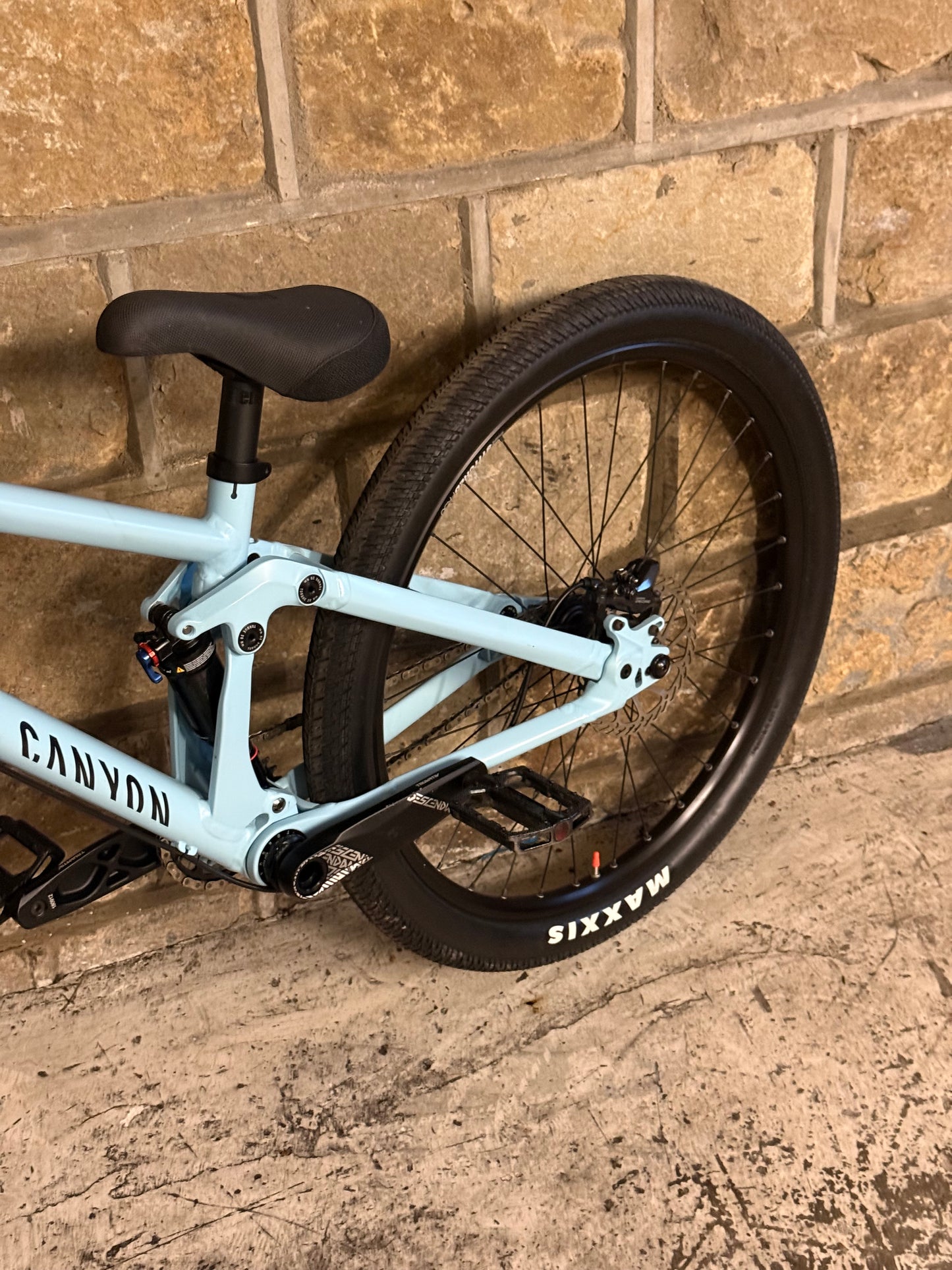 Custom Canyon Stitched 720 Slopestyle Dirt Jump Bike 26”