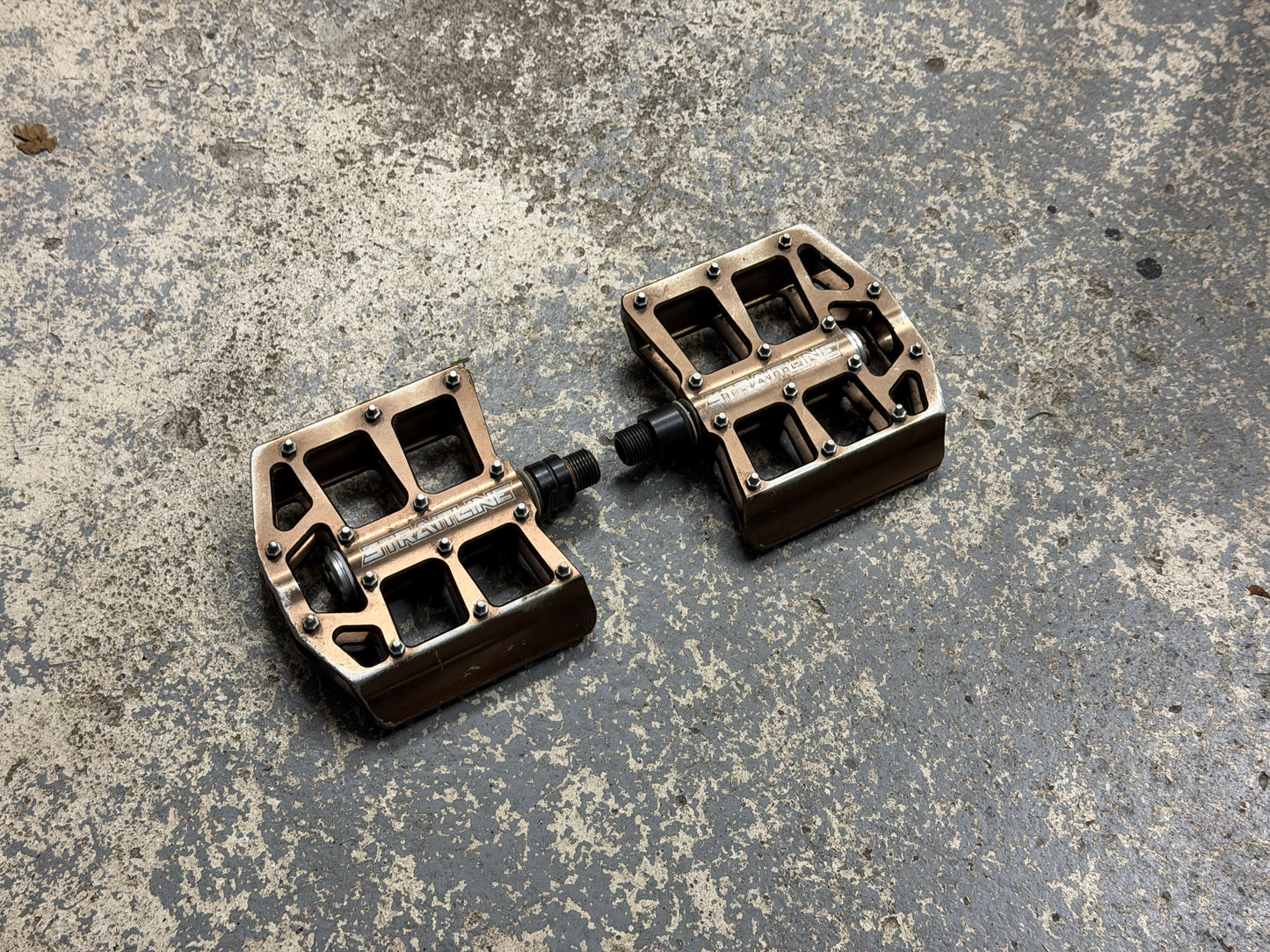 Straightline Pedals Bronze RRP £150