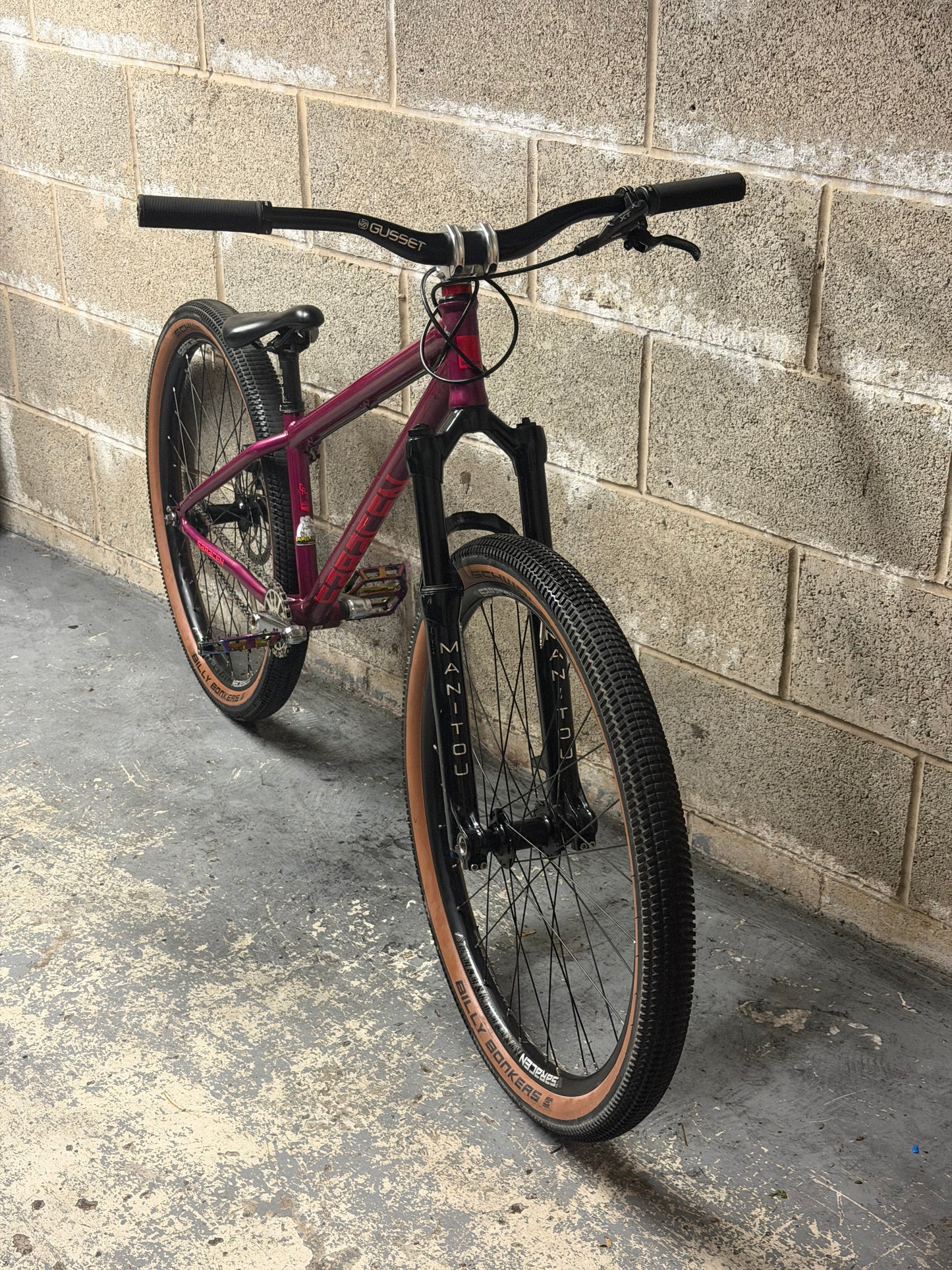 Custom Saracen Dirt Jump Bike 26”