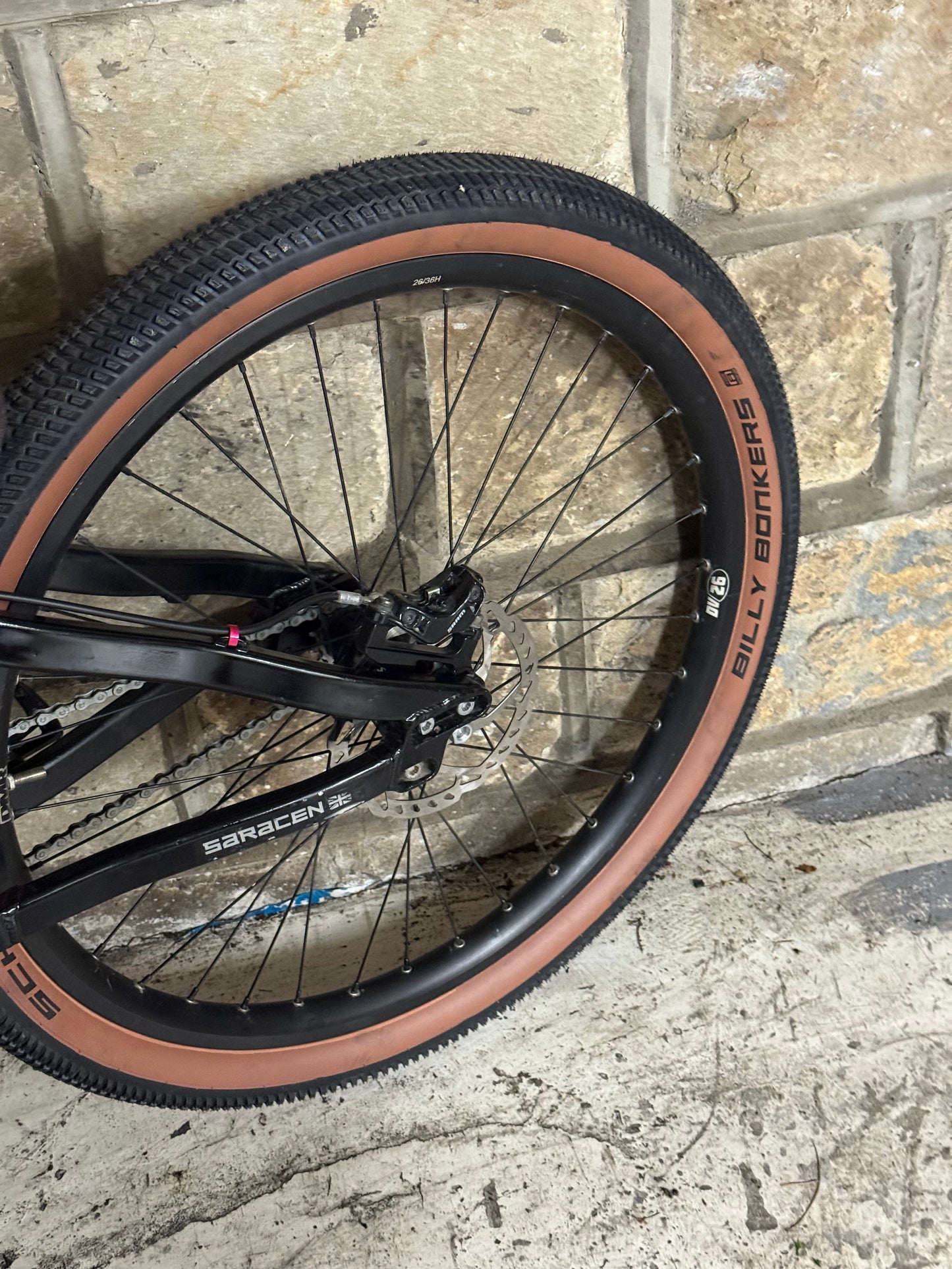 Custom Saracen Dirt Jump Bike 26”