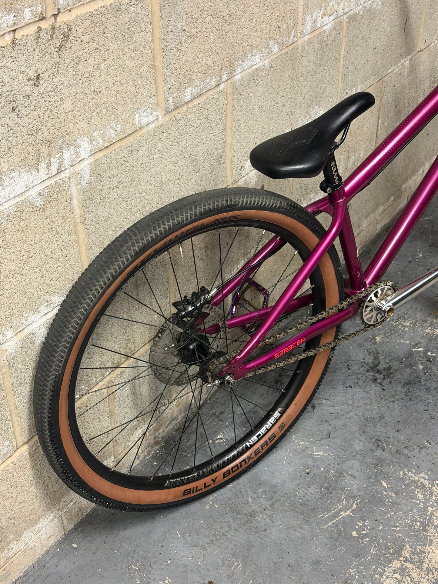 Custom Saracen Dirt Jump Bike 26”