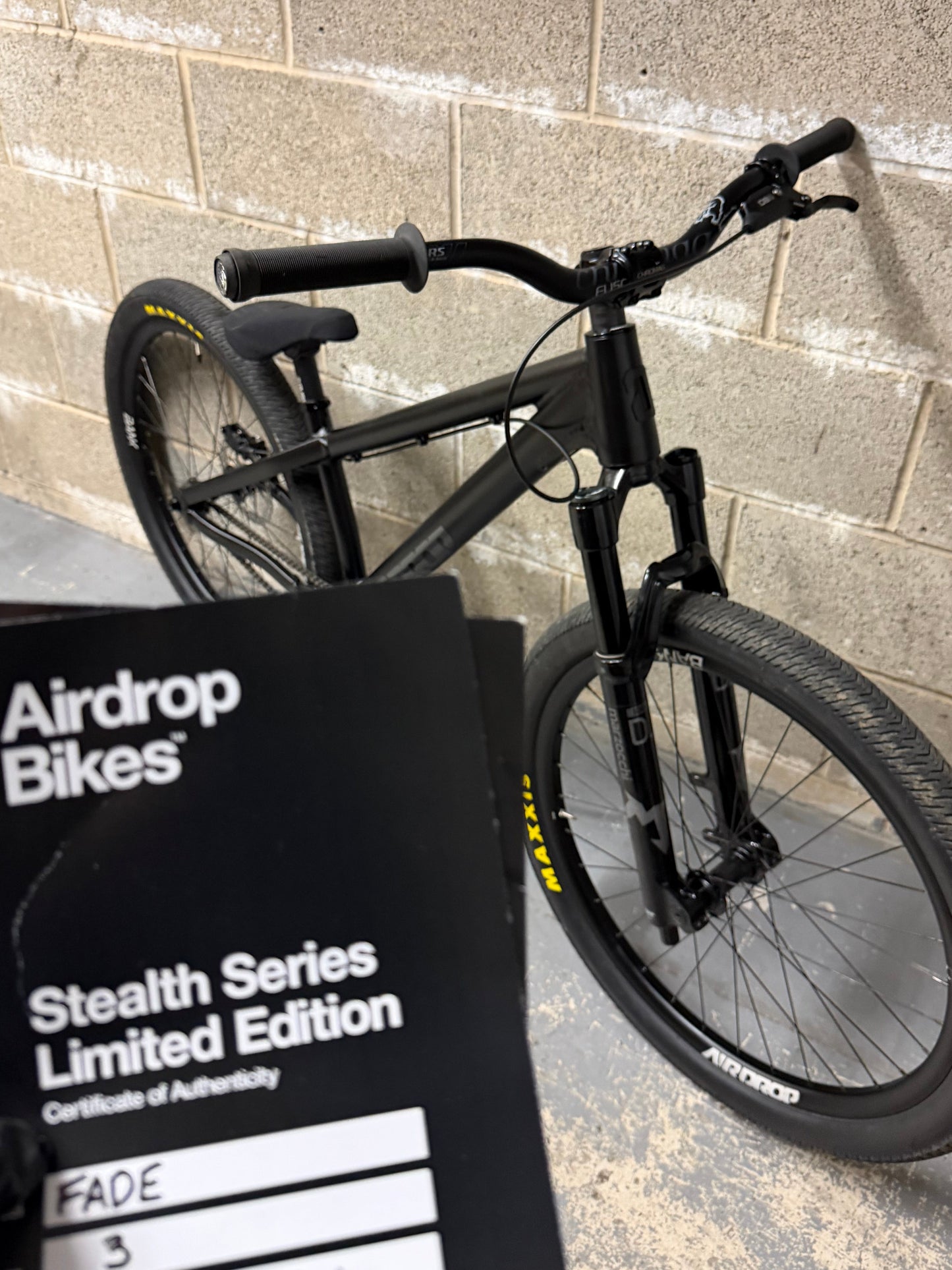 Airdrop Fade Stealth Series Ltd Edition Dirt Jump Bike 26”