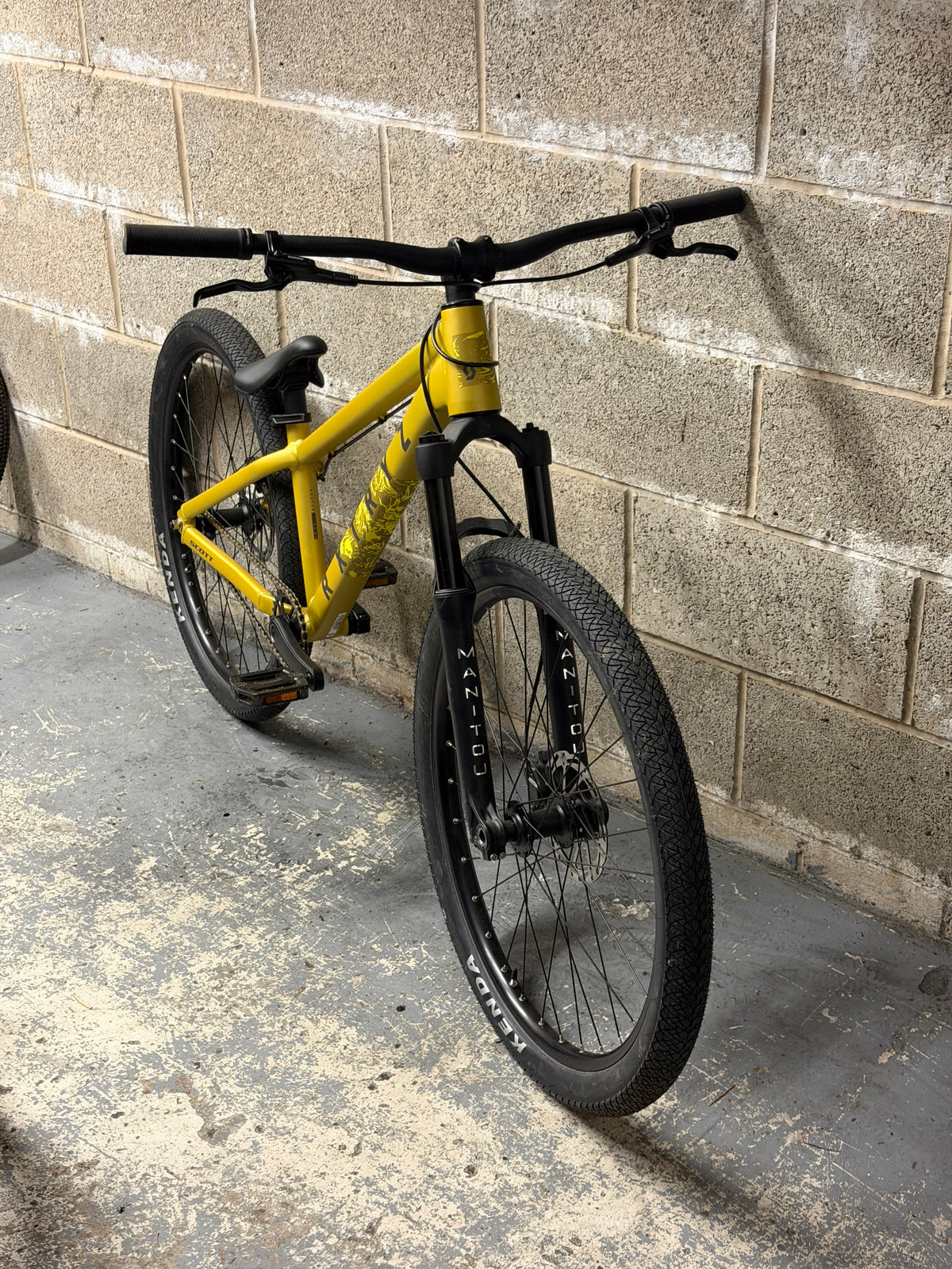 Custom Scott YZ 0.1 Dirt Jump Bike 26”