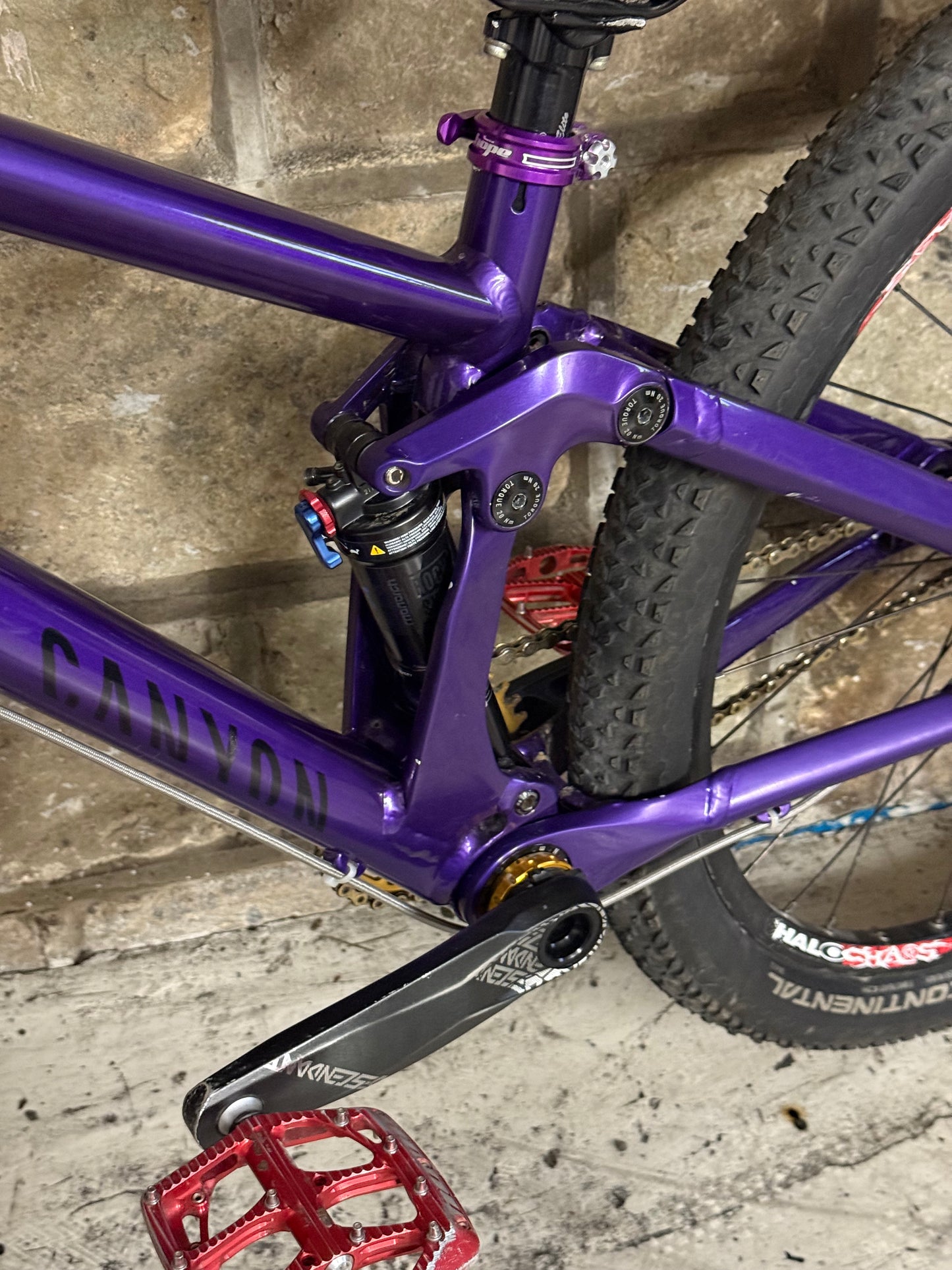 Custom Canyon Stitched 720 Slopestyle Dirt Jump Bike 26”