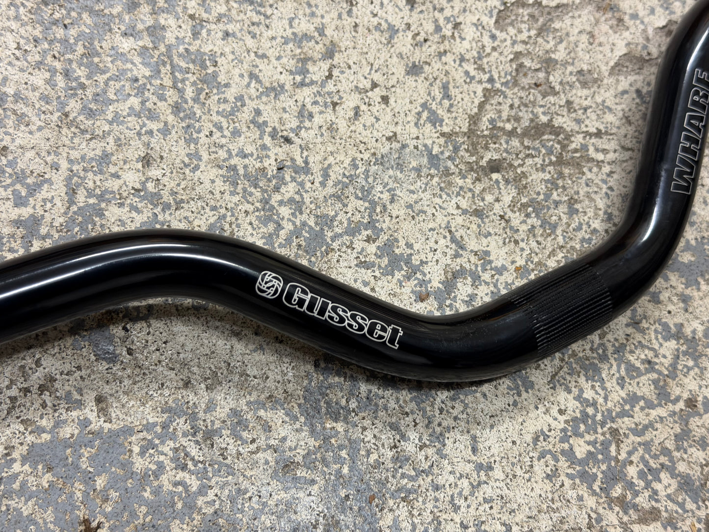 Gusset Wharf 3” Riser Bars Black RRP £70